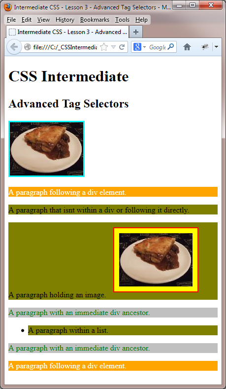 advanced tag selectors advanced tag selectors