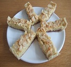 Almond Slices a picture of almond slices
