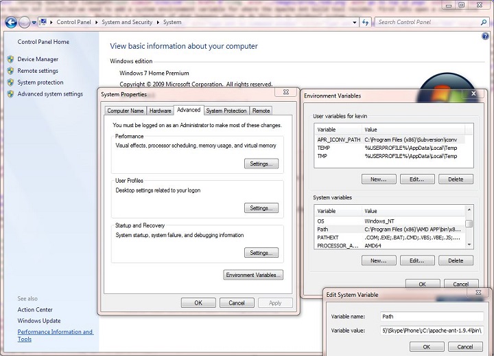 apache ant environment settings apache ant environment settings