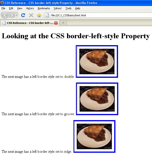 border left style border left style
