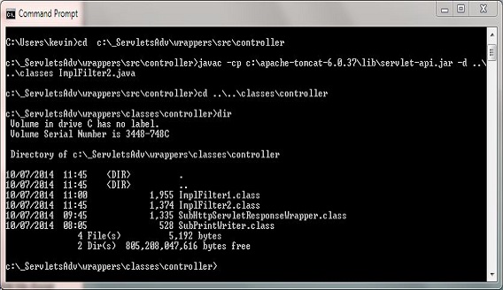 compile ImplFilter2 class compile ImplFilter2 class