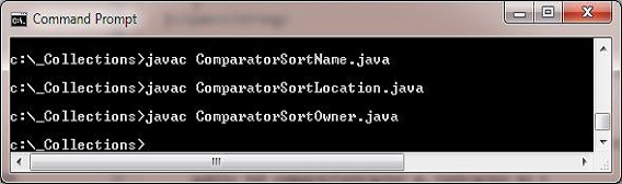 run Compile Comparators run Compile Comparators