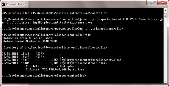 compile ImplHttpSessionAttributeListener class compile ImplHttpSessionAttributeListener class