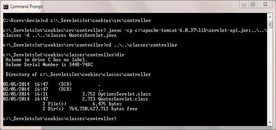 compile QuotesServlet class compile QuotesServlet class