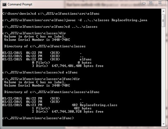 compile ReplaceString class compile ReplaceString class