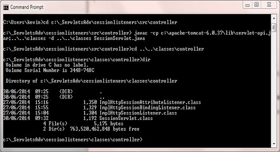 compile SessionServlet class compile SessionServlet class