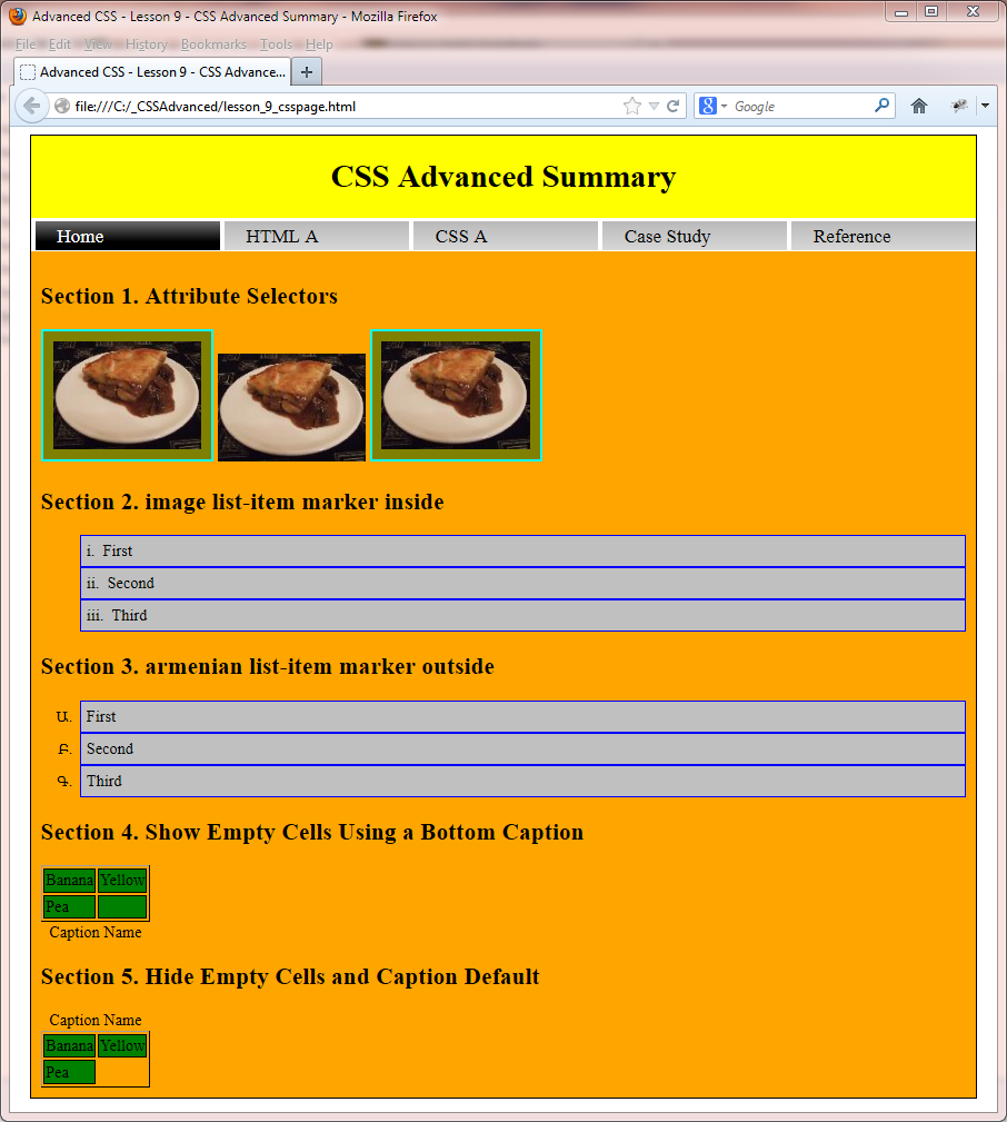 css advanced summary css advanced summary