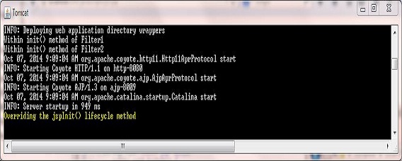 Declaration Log Tomcat6 Declaration Log Tomcat6