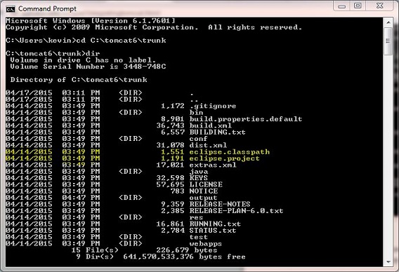 Eclipse trunk directory Eclipse trunk directory