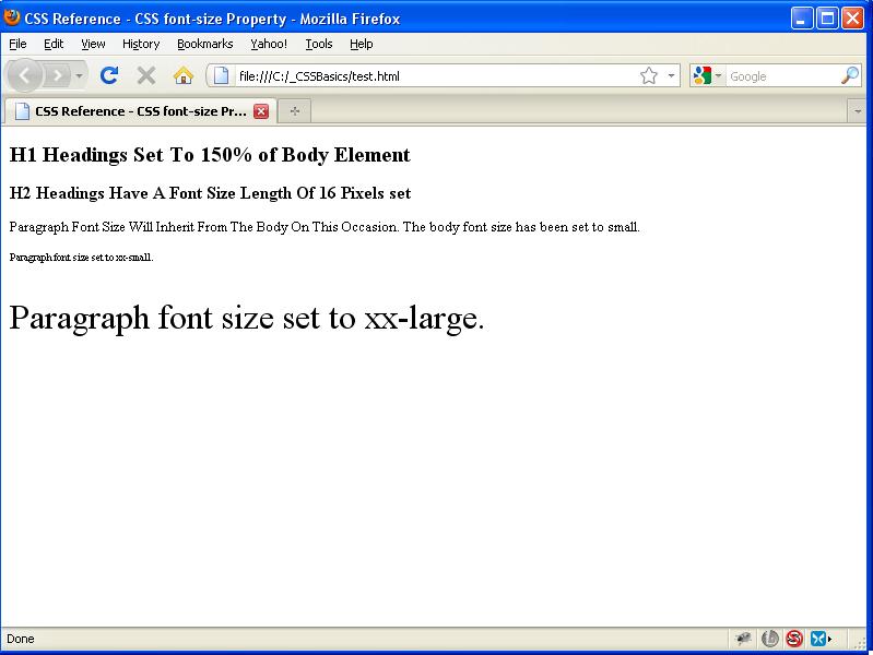 font-size font-size
