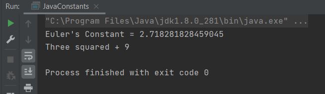 run java constants3 run java constants3