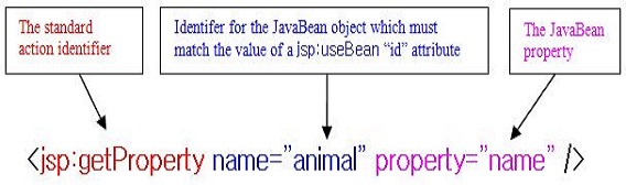 The jsp:getProperty The jsp:getProperty