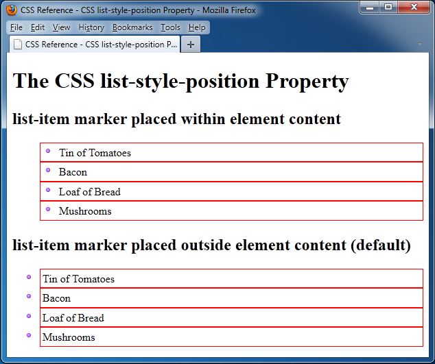 list-style-position list-style-position