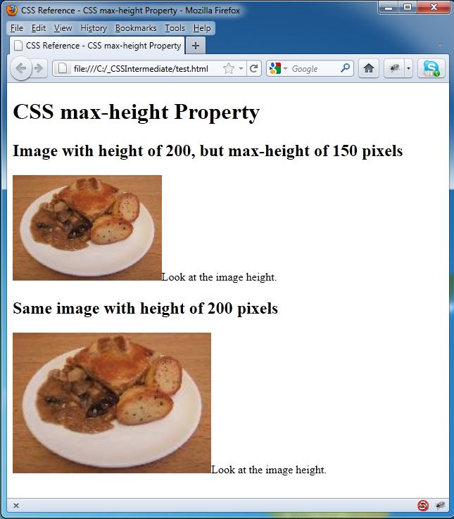 max-height max-height