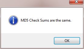MD5 compare apache ant MD5 compare apache ant