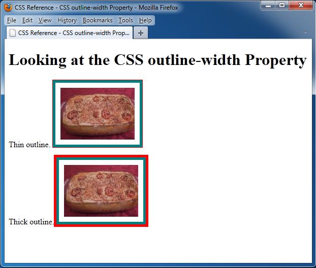 outline-width outline-width