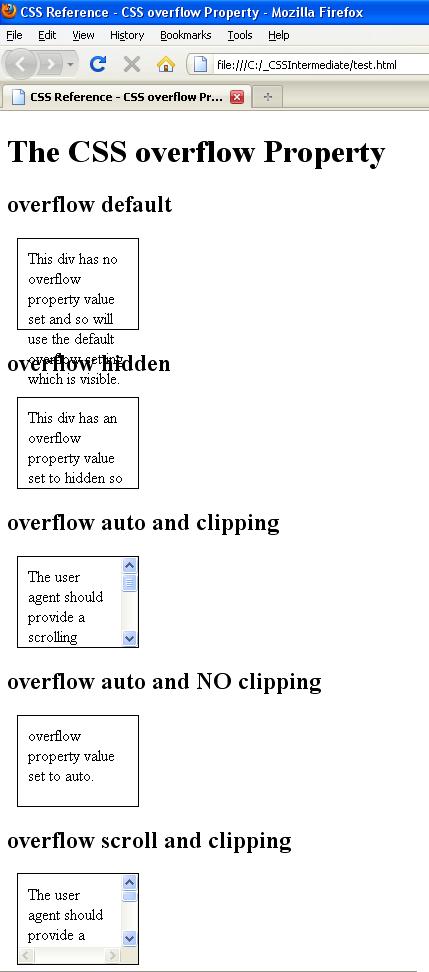 overflow overflow