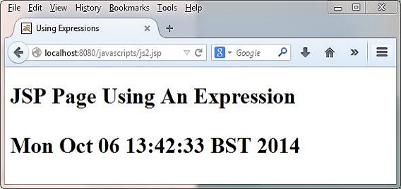 run expression JSP run expression JSP