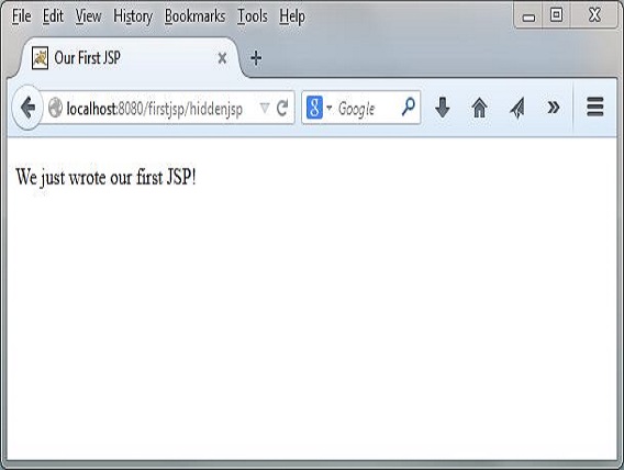 run Hidden JSP run Hidden JSP
