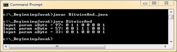 run bitwise and run bitwise and