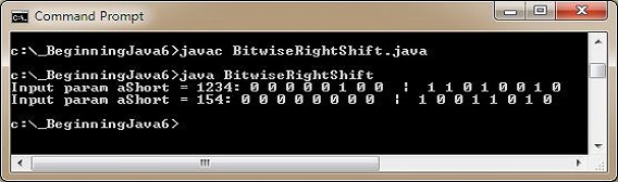 run bitwise right shift run bitwise right shift