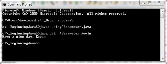 run parameter run parameter