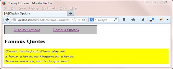 run QuotesServlet class run QuotesServlet class