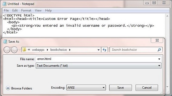 Save Error