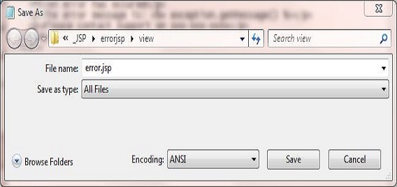 Save Error JSP Save Error JSP