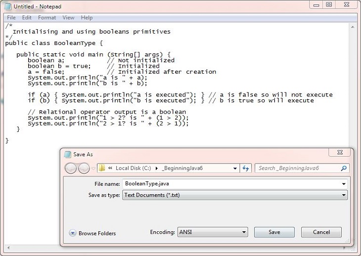 save boolean class save boolean class
