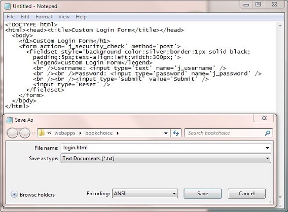 Save Login
