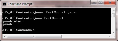 test concat() method test concat() method
