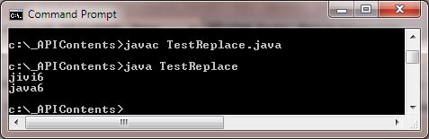 test replace() method test replace() method