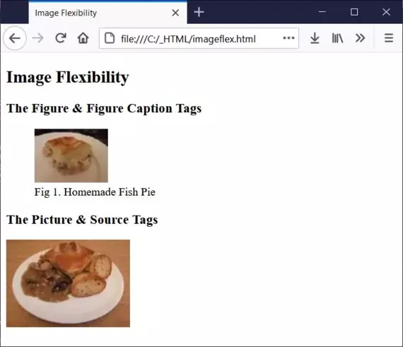 view image flexibility tags