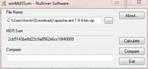 MD5 check apache ant MD5 check apache ant