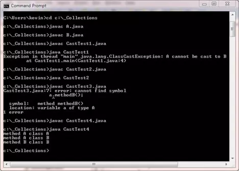 run Test casts run Test casts