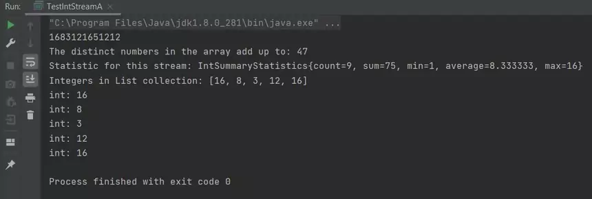 Java 8 - Numeric Streams 