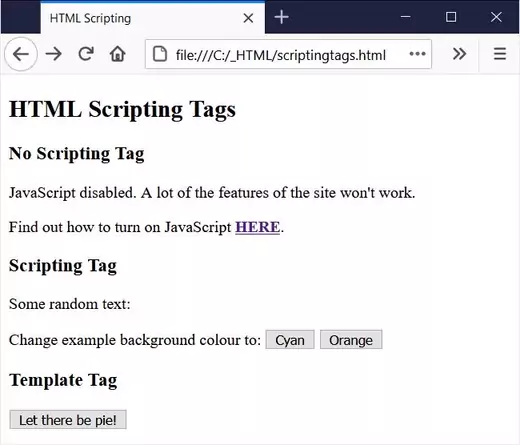 view scripting tags