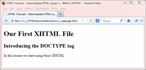xhtml xhtml